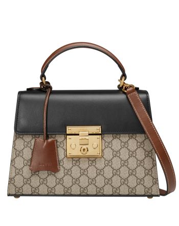 Gucci Padlock small GG top handle bag 453188 Coffee