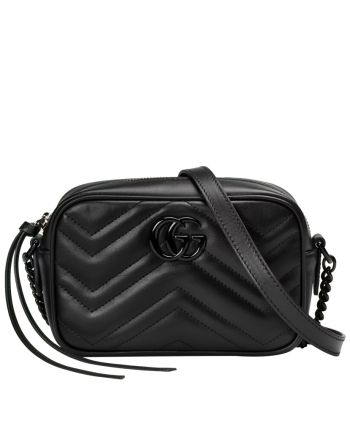 Gucci GG Marmont Mini Shoulder Bag Black