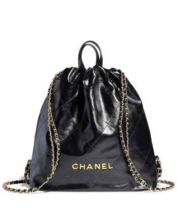 Chanel 22 Backpack AS3313 Black
